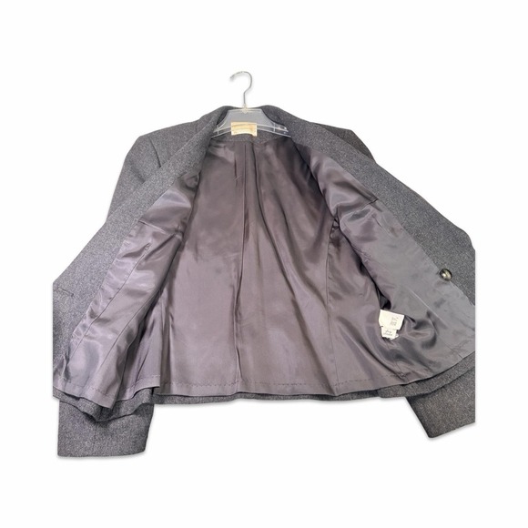 Pendleton Vintage Blazer Skirt Suit Set Womens Size 12 100% Wool USA 80's Retro - Picture 5 of 16